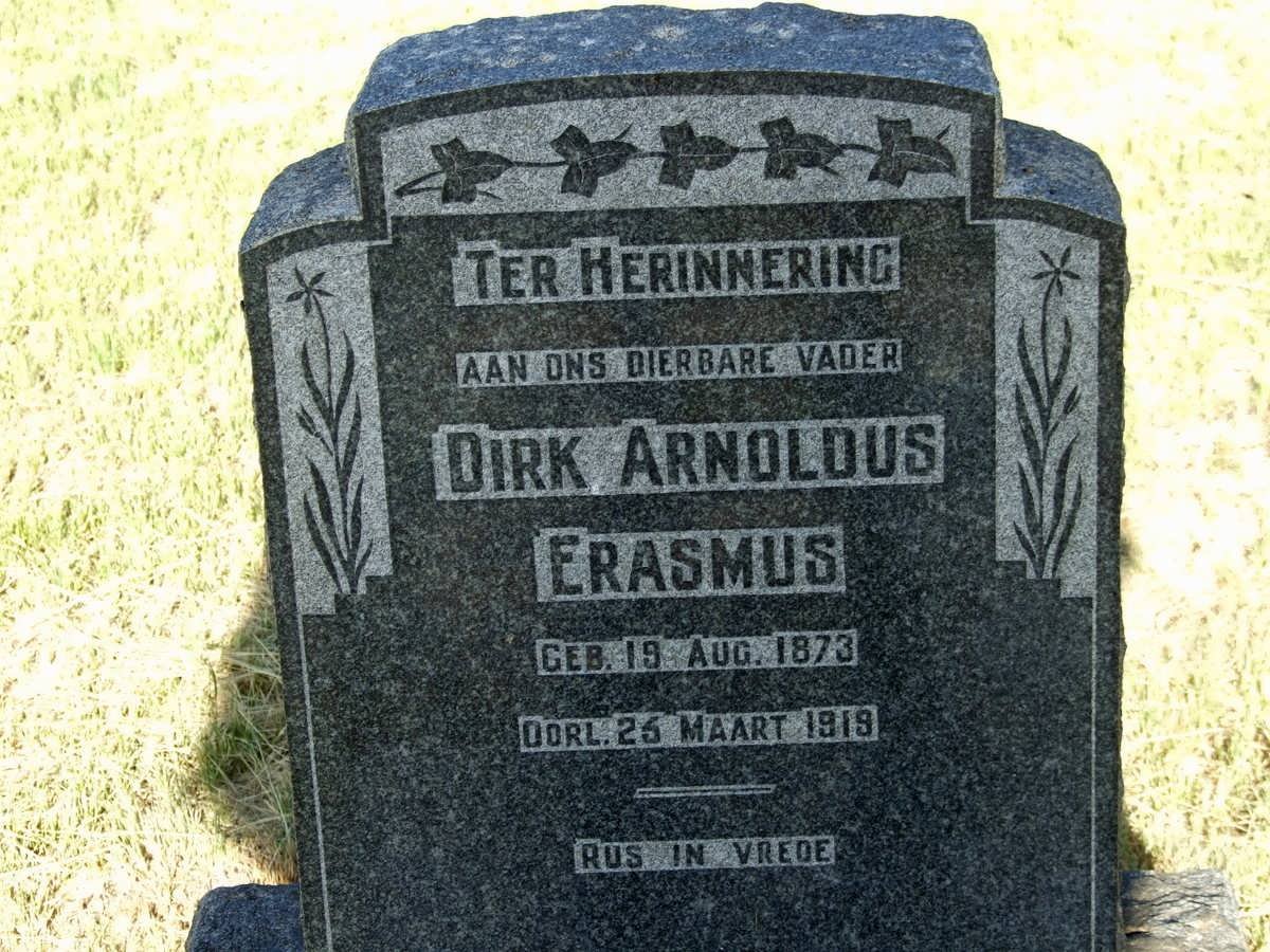 ERASMUS Dirk Arnoldus 1873-1919