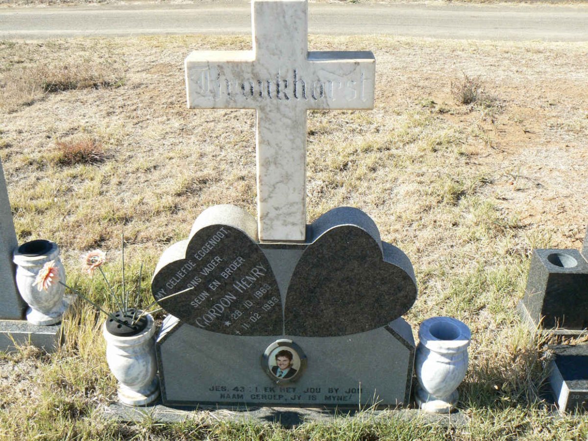 BRONKHORST Gordon Henry 1963-1993