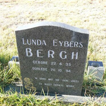 BERGH Lunda Eybers 1935-1994
