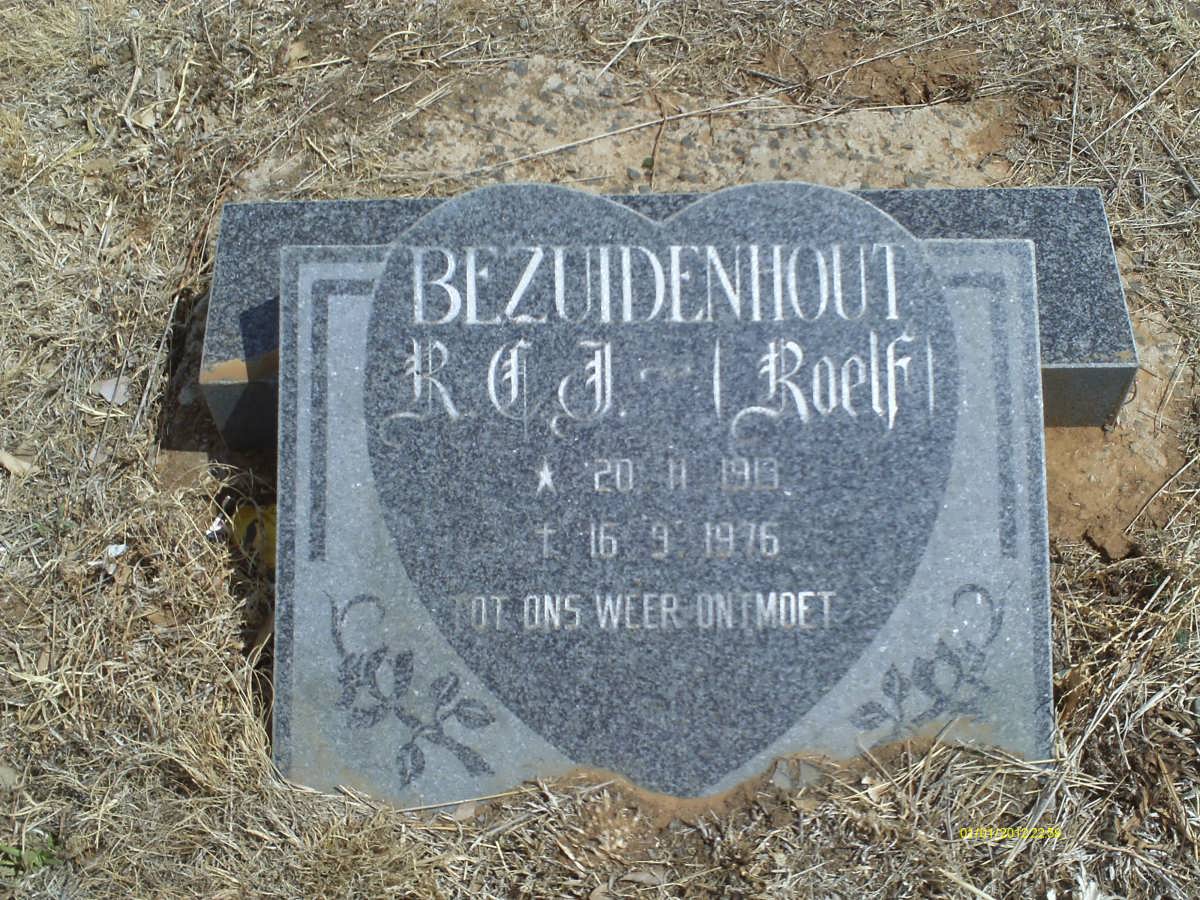 BEZUIDENHOUT R.C.J. 1913-1976