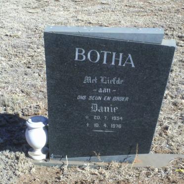 BOTHA Danie 1954-1976