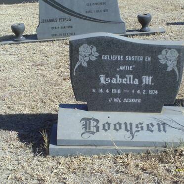 BOOYSEN Isabella M. 1918-1974