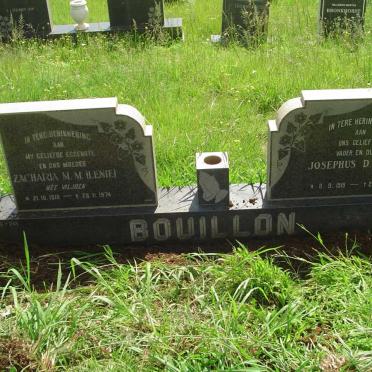 BOUILLON Josephus D. 1919-1987 &amp; Zacharia M.M. VILJOEN 1918-1974