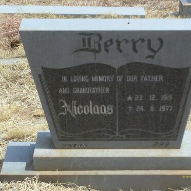 BERRY Nicolaas 1919-1977