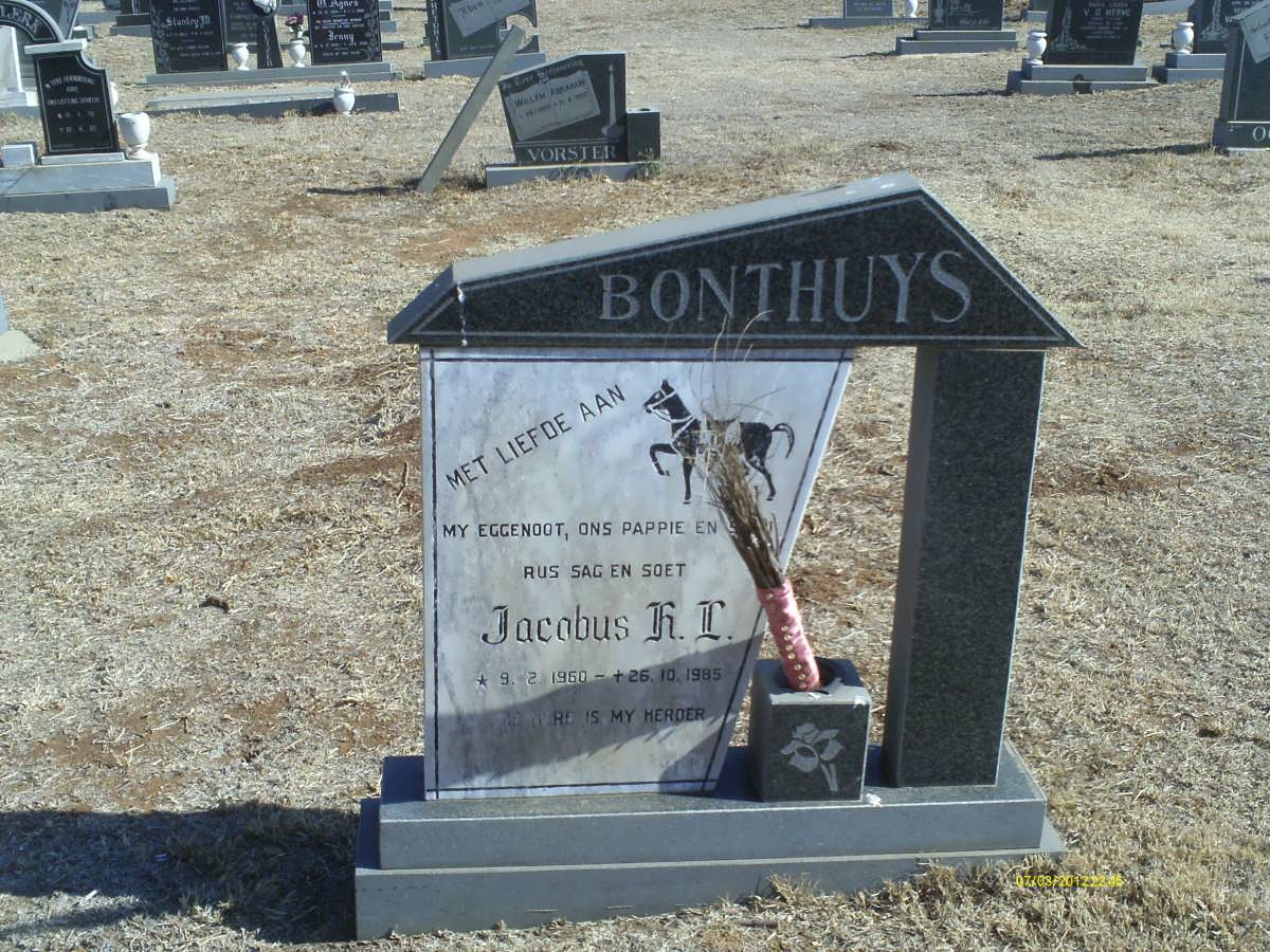 BONTHUYS Jacobus H. I. 1950-1985