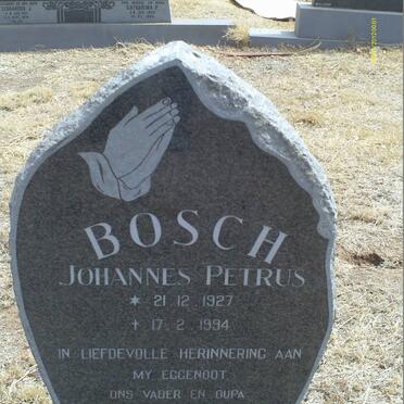 BOSCH Johannes Petrus 1927-1994