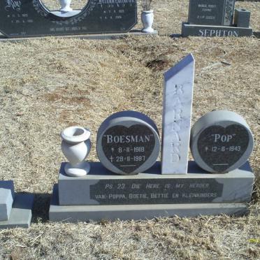 BARNARD Boesman 1918-1987 &amp; Pop 1943-