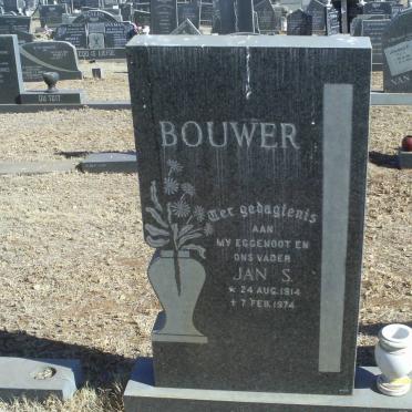 BOUWER Jan S. 1914-1974