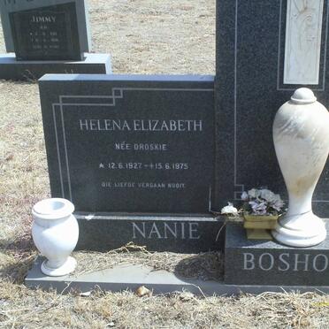 BOSHOFF Jacobus Hendrik 1924-1992 &amp; Helena Elizabeth DROSKIE 1927-1975       