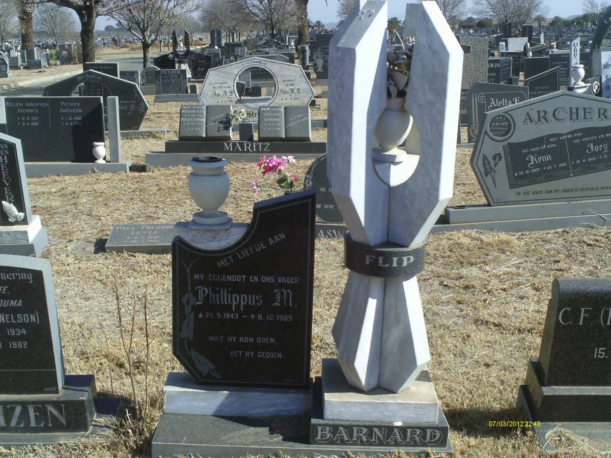 BARNARD Phillippus M. 1943-1985