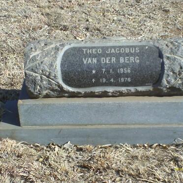BERG Theo Jacobus, van der 1956-1976