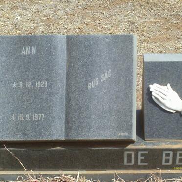 BEER Ann, de 1929-1977