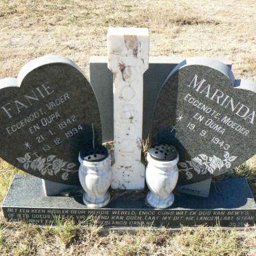 COETZEE Fanie 1942-1994 &amp; Marinda 1943-
