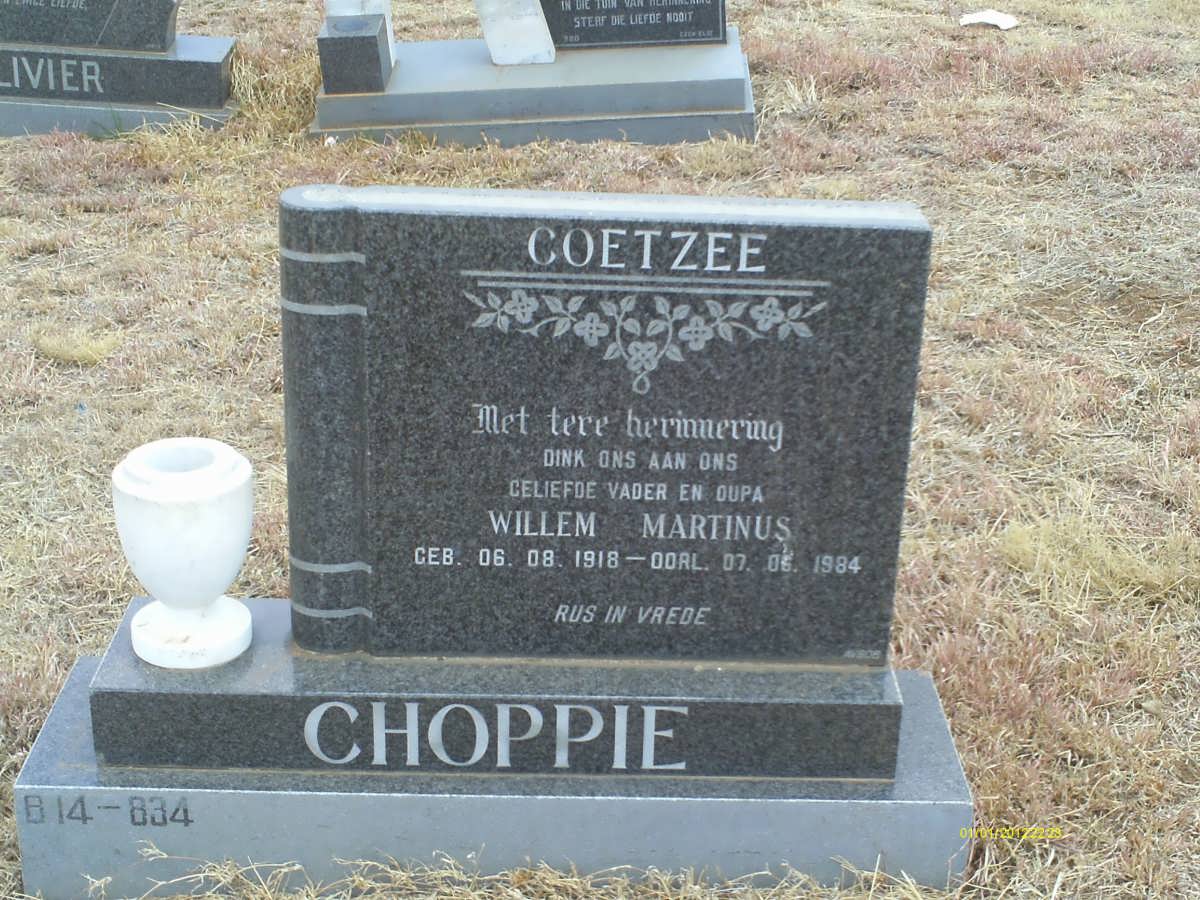 COETZEE Willem Martinus 1918-1984