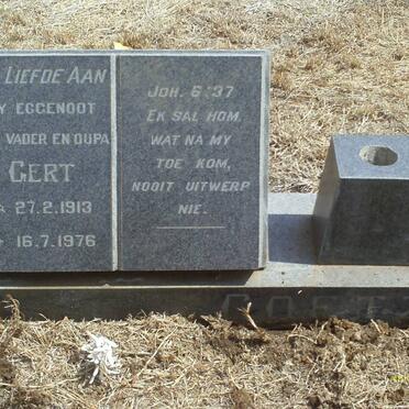 COETZER Gert 1913-1976