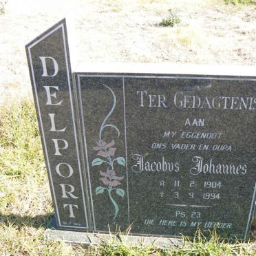 DELPORT Jacobus Johannes 1904-1994