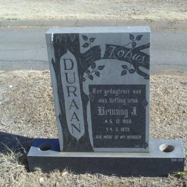 DURAN Henning J. 1956-1973