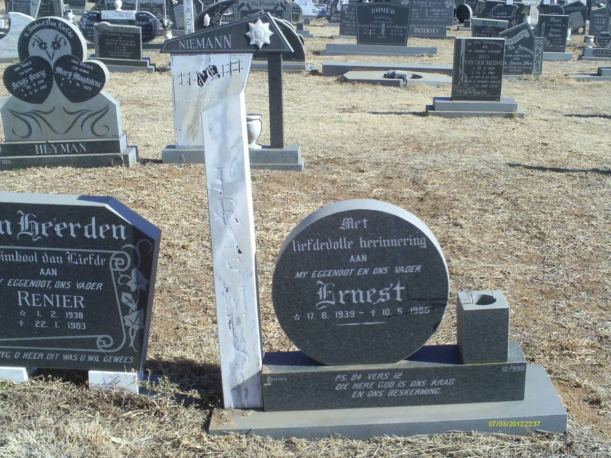 ERASMUS Ernest 1939-1986