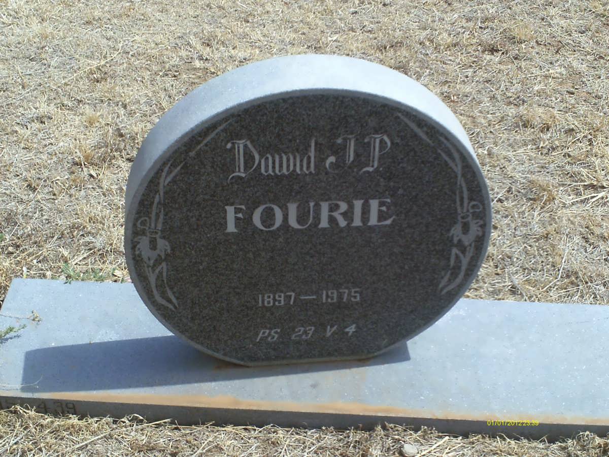 FOURIE Dawid J.P. 1897-1975