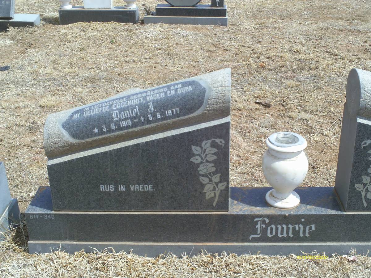FOURIE Daniel J. 1919-1977