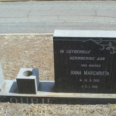 FOURIE Anna Margarieta 1901-1991