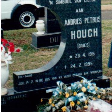 HOUGH Andries Petrus 1915-1995