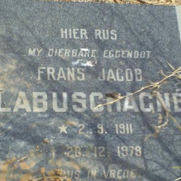 LABUSHAGNE Frans Jacob 1911-1979