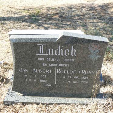 LUDICK Jan Albert 1926-1992 &amp; Roelof 1924-1994