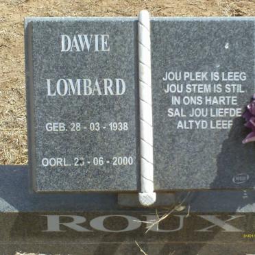 LOMBARD Dawie 1938-2000
