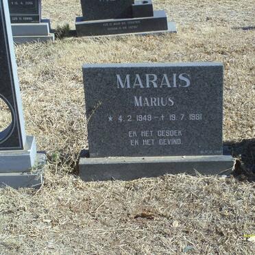 MARAIS Marius 1948-1981