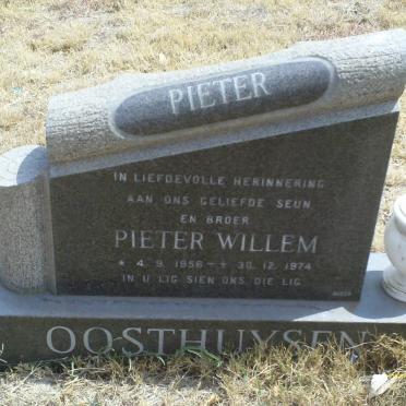 OOSTHUYSEN Pieter Willem 1956-1974