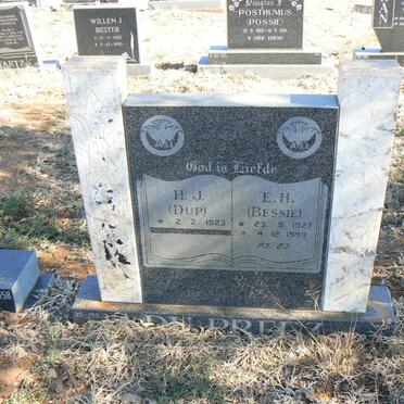 PREEZ H.J., du 1923- &amp; E.H. 1927-1990