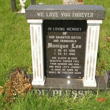 PLESSIS Monique Lee, du 1992-1992