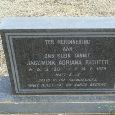 RICHTER Jacomina Adriana 1917-1979