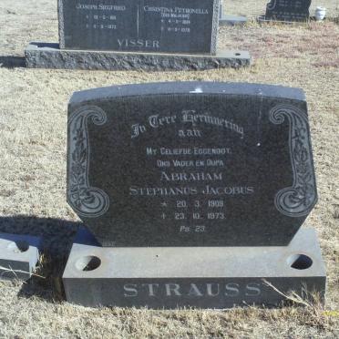 STRAUSS Abraham Stephanus Jacobus 1909-1973