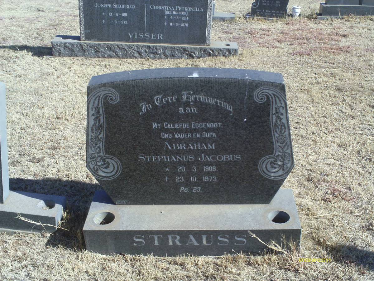 STRAUSS Abraham Stephanus Jacobus 1909-1973
