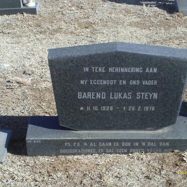 STEYN Barend Lukas 1928-1976