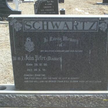 SCHWARTZ John Peter 1930-1975