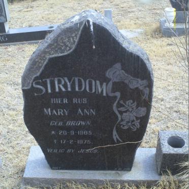 STRYDOM Mary Ann nee BROWN 1905-1976