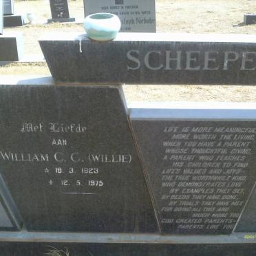 SCHEEPERS William C.C. 1923-1975