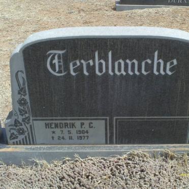 TERBLANCHE Hendrik P.C. 1904-1977