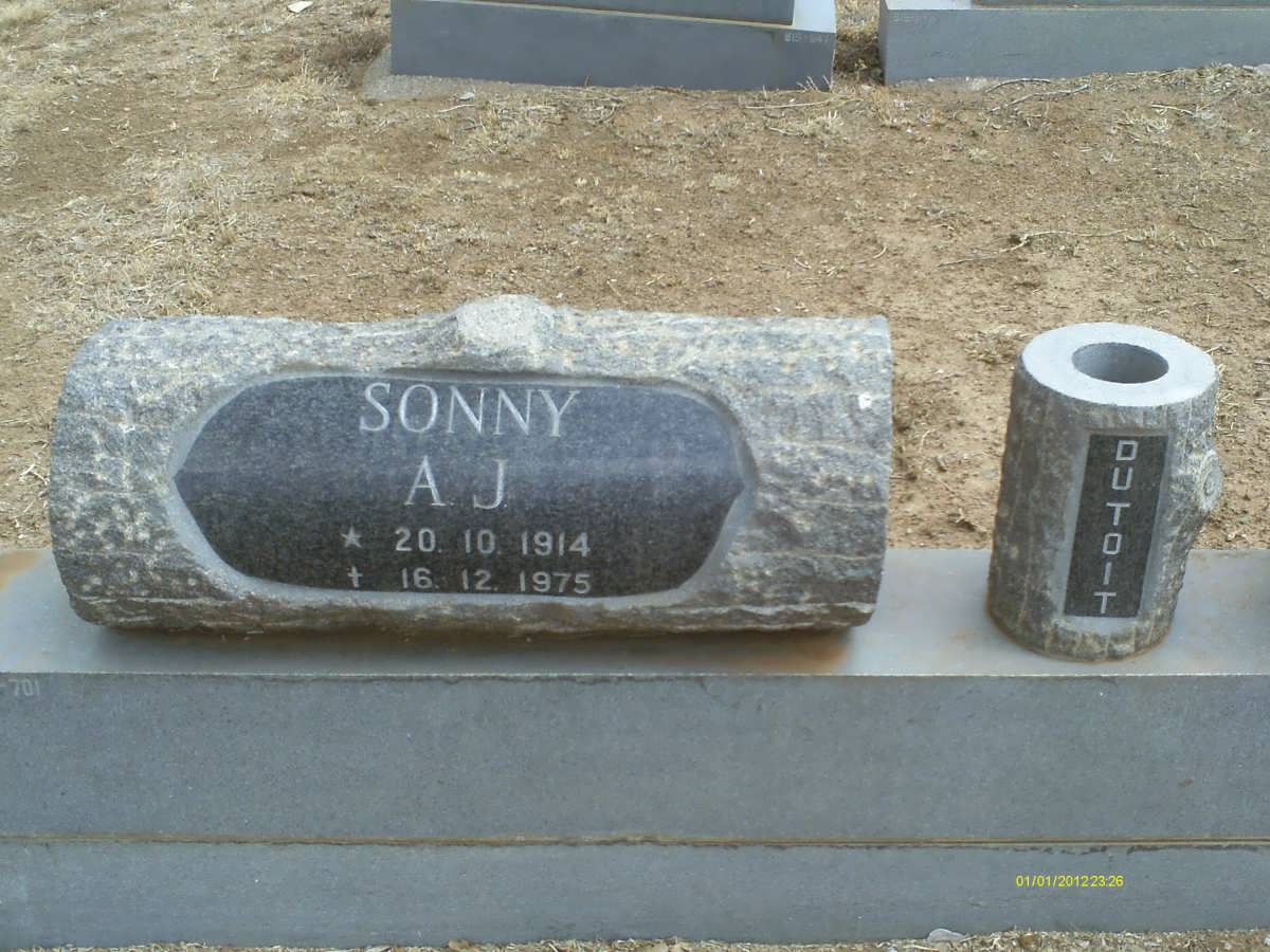 TOIT A.J., du 1914-1975