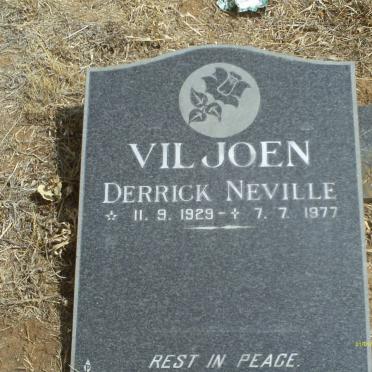 VILJOEN Derrick Neville 1929-1977