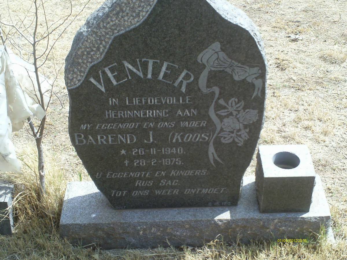 VENTER Barend J. 1940-1975