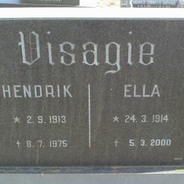 VISAGIE Hendrik 1913-1975 &amp; Ella 1914-2000