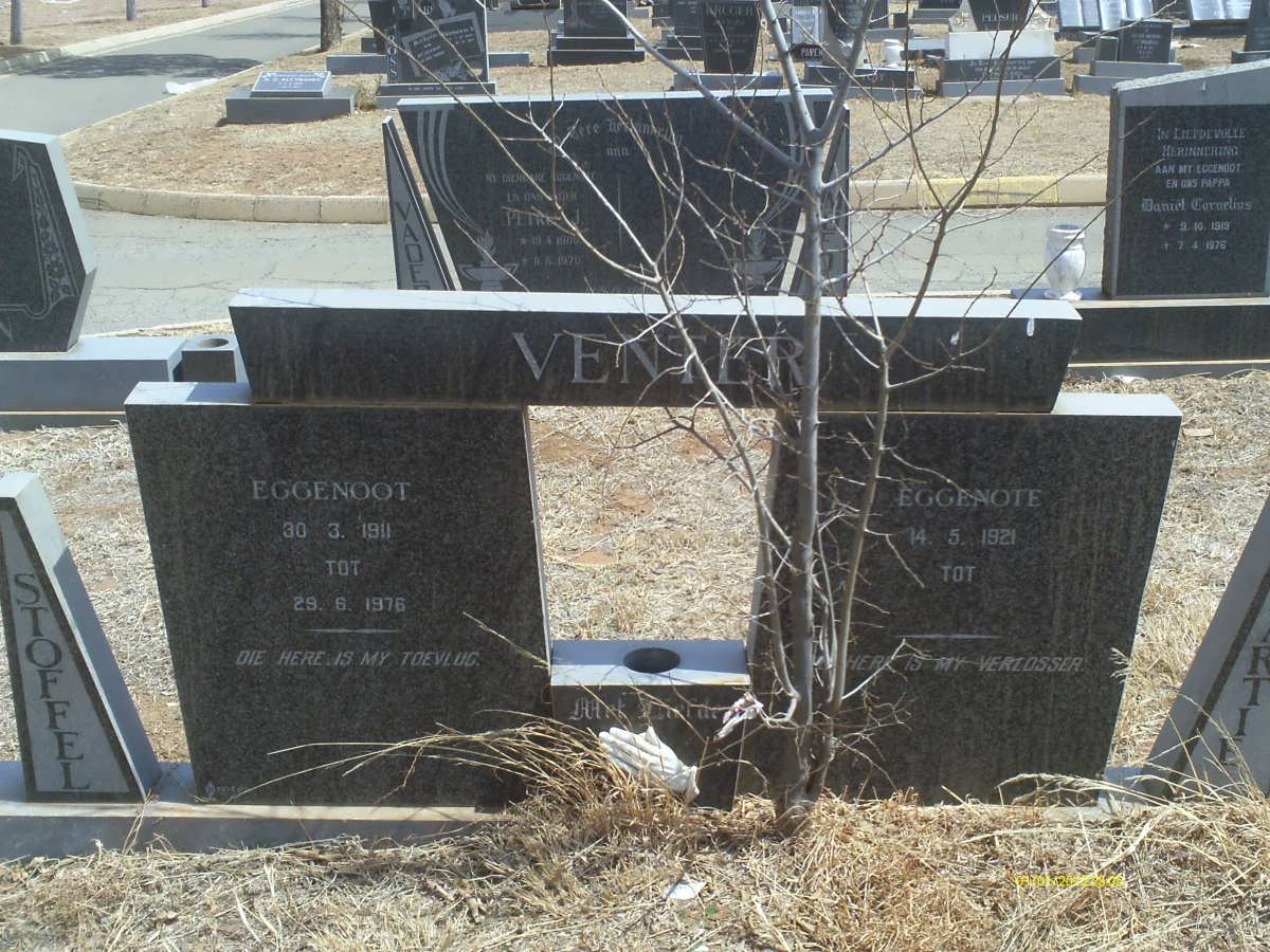 VENTER 1911-1976 &amp; 1921-