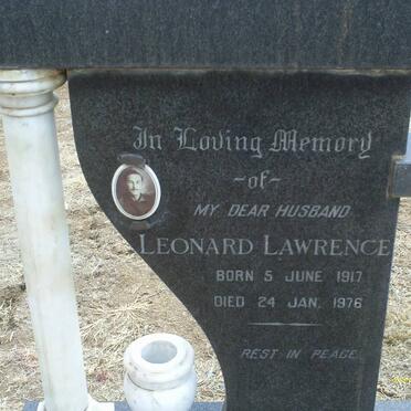 VINING Leonard Lawrence 1917-1976 &amp; Linda AMM 1919-1995   