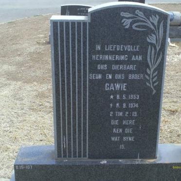 WALT Gawie, van der 1953-1974