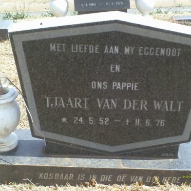 WALT Tjaart, van der 1952-1976
