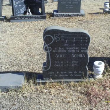 ? Alice Sophia 1958-1973